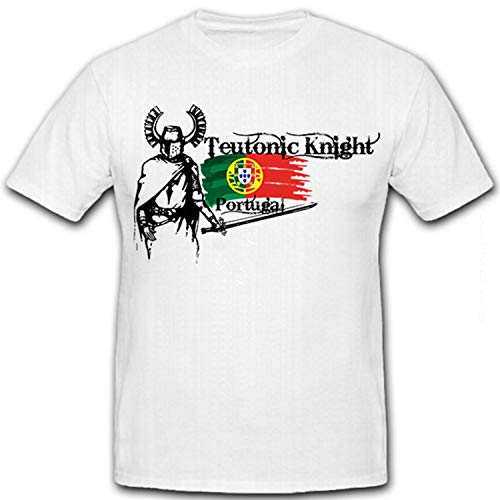 T-Shirt Teutonic Knight Portugal ordre Chevalier : cadeau idéal pour passionné M
