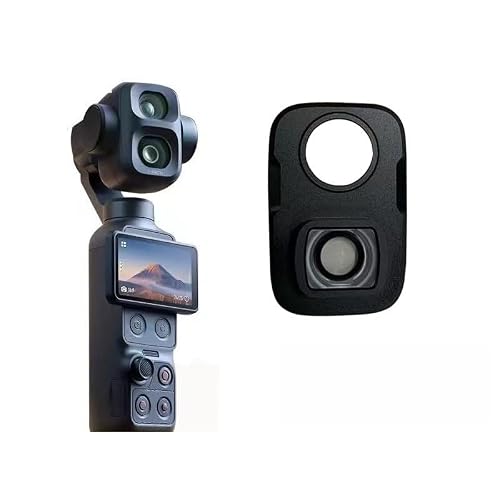 110°�L�p�����Y�ADJI Osmo Pocket 4 Pro�J�����A����g��A���i��r�f�I�u���O�B�e�p�̕⏕�����Y�ɑΉ��B