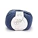 Produktbild ggh Merino Soft - 100% Schurwolle (Merinowolle - Superwash) - 50g Wolle zum Stricken oder Häkeln/Farbe 128 - Ozeanblau