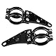 2-teilige Motorrad-Scheinwerfer-Montagehalterung Scheinwerfer-Montagehalterung 38 mm-41 mm Gabelrohr Gabelrohr-Klemmen-Kit für Chopper Cafe Racer