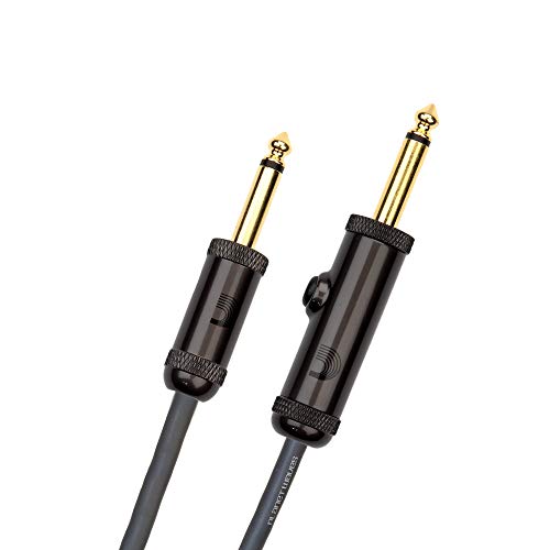 D’Addario Accessories Custom Series Circuit Breaker Guitar Cable - Momentary Kill Switch Instrument Cable with ¼ Inch Ends - On/Off Switch for Silent Instrument Changes - Straight, 15 feet by Planet Waves - Used condition - US$17.88