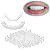 Denture Top Teeth Veneers and Thermal Beads for Temporary Tooth Teaching Repair, Customizable Up Teeth Braces for Snap on Instant & Perfect Smile