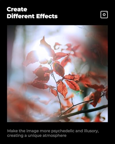 Image of K&F Concept 67mm Center Field Split Diopter Effect Filter Keeps The Focus, Multi-Layer Coated Subjects Center Opening Focus Filter for Camera Lens