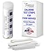 FryOilSaver, Chlorine Test Strips for Restaurants, Precision Chlorine Test Paper, 1 x Vial of 100 Chlorine Sanitizer Test Strips, 0-200 ppm, Chlorine Test Strips, FMP 142-1362