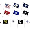 LUSEOAN 20 Pack Army Flag Set Small...
