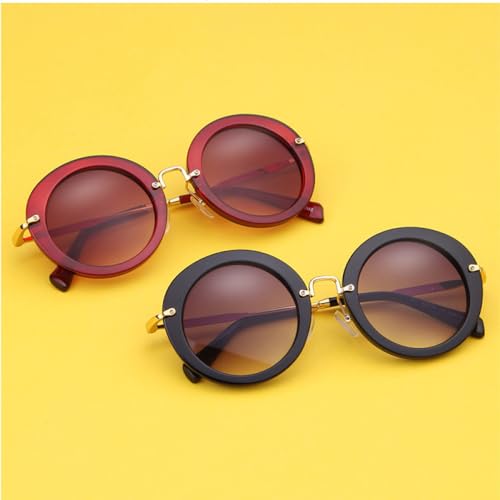 SPOAVGYZ-Retro Round Glasses for Women Luxury Gradient Lens Fashion Sunglasses Ladies HD Lens UV400 Protection Summer3