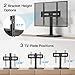 PERLESMITH Universal TV Stand Table Top TV Base for 32 to 65 inch LCD LED OLED 4K Flat Screen TVs-Height Adjustable TV Mount Stand with Tempered Glass Base,VESA 400x400mm,Holds up to 88lbs,PSTVS15