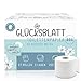 Produktbild Glücksblatt Toilettenpapier Box, 3-lagig, 27 Rollen x 250 Blatt, 100% Zellstoff, Großpackung, superweiches Klopapier, WC Papier, wiederverwendbarer Vorratskarton
