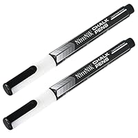 NIMNIK White Chalk Marker Pens for Cars Glass Mirror - Liquid Chalk Markers - Reversible Chisel Tip Dry Erase Markers Permanent Markers for Tyres