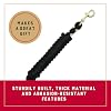 Weaver Equine Performance Lead Rope, 8' Horse Value Rope with Brass Plated 225 Snap, Soft Comfort Grip, Barn Horse Tack for Daily Use