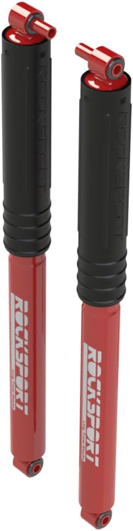 Metalcloak RockSport Red Shock, Compatible with JT Gladiator (Front), JL (Front/Rear), Provide a Fantastic Ride On and Off-Road, Easy Install, Made in the USA