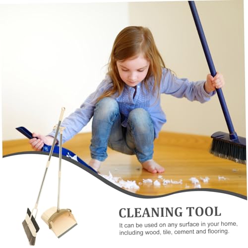 HONITANO Kehrschaufel und Besen Set mit Langem Stiel Robustes Reinigungsset für Haushalt Langlebiger Besen und Biegungsfeste Kehrschaufel Leichtes Design für Einfache Nutzung für Boden – Bild 7