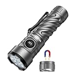 Wurkkos TS26 Wiederaufladbare Taschenlampe 3470 Lumen, USB‑C LED Outdoor Lampe mit 5000 mAh Akku, IPX8 Wasserdicht, Hell für Camping, Wandern, Notfälle & EDC