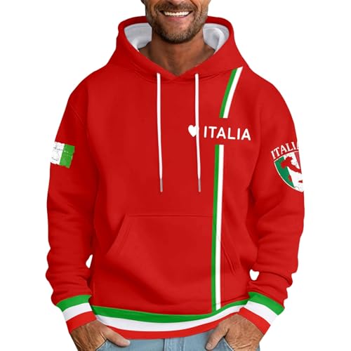 Sweat capuche pull à col en V homme coton doux imprimé décontracté
