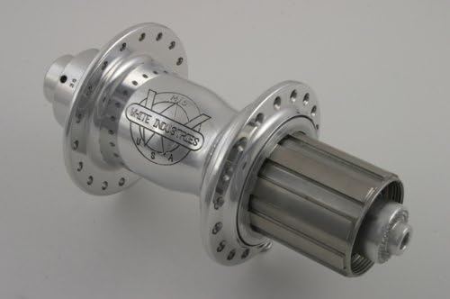 MI5 Racer Mountain Cassette Hub, Silver Polish, Shimano-Compatible, 130 mm 32H