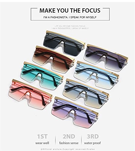 GAOXIN Large Frame Men and Women Sun Shading Sunglasses Outdoor Beach Vacation (Color : B, Size : Medium)3