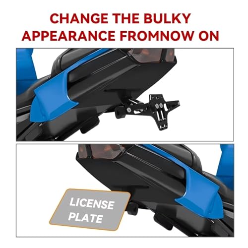Support de plaque d'immatriculation DRZ 400 et DL1000 arrière