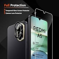 LiiLaa Schutzfolie für Xiaomi Redmi A5 / Poco C71 für Panzerglas, 2 Stück displayschutz mit 2 Stück Kameraschutz, 9H Härte Bläschenfrei Ultra-klar Schutzglas Displayfolie – Ansicht 7