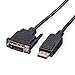 Produktbild ROLINE DisplayPort Kabel DP ST - DVI ST, schwarz, 1 m