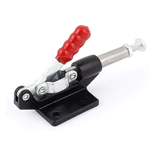 X-DREE 304C 32mm kolvslag metall tryck-pull-vippklämma 227 kg 500 kg(304C 32 mm Accionamiento del émbolo Metal Push Pull Toggle Clamp 227Kg 500 Lbs