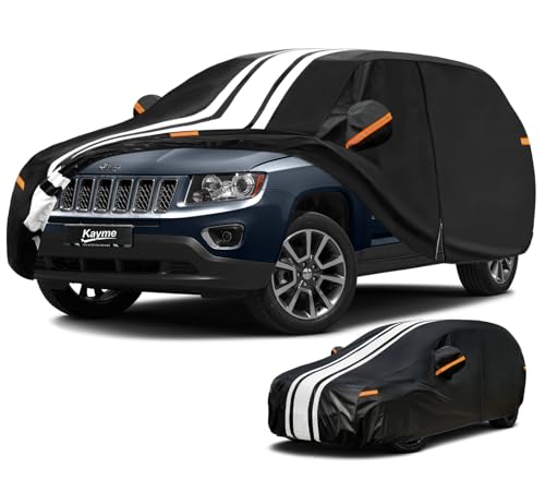 Image of Kayme Heavy Duty Car Cover Custom Fit for Jeep Compass (2006-2026)