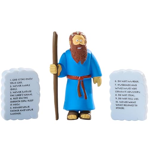 Mardel Beginner's Bible Moses and the 10 Commandments Figurines, 3