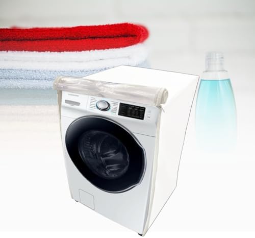 CAPA PARA LAVA E SECA SAMSUNG 13KG WD136UVH TRANSPARENTE (BRANCO)