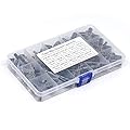 ARCELI 300pcs 15Value Condensatore elettrolitico Portata da 0,1uF a 470uF Assortimento Kit di condensatori #5