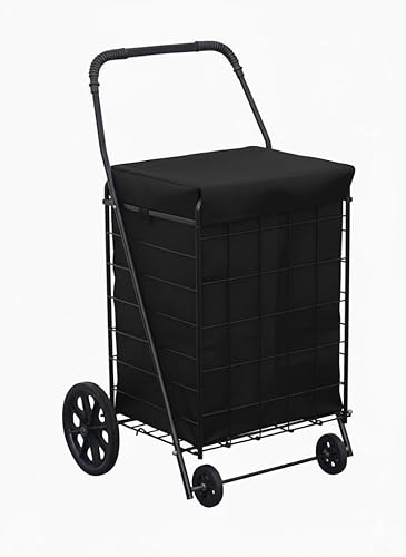 TM revestimiento para carro de compras grande que se asegura con sujetadores a su carro de compras (estos son solo para el revestimiento, no para el