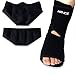 Foot Ankle Pain Relief Ice Pack Wrap with 2 Gel Hot Cold Therapy Packs - Great for Sprained Ankle, Achilles Tendon Injuries, Plantar Fasciitis, Bursitis & Sore Feet