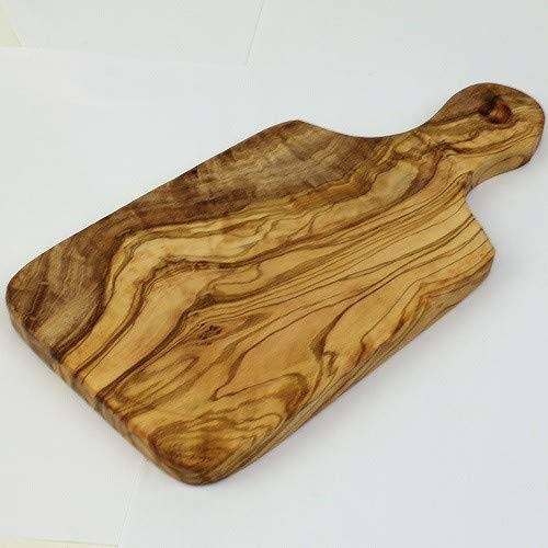 Amazon | オリーブ木 まな板(カッティングボード) 持ち手付 24CM