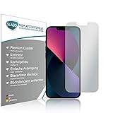 Die Slabo Anti Reflex iPhone 13 | iPhone 13 Pro | iPhone 14 Folie in matt verfügt über eine Fett- und Schmutzabweisende Oberfläche