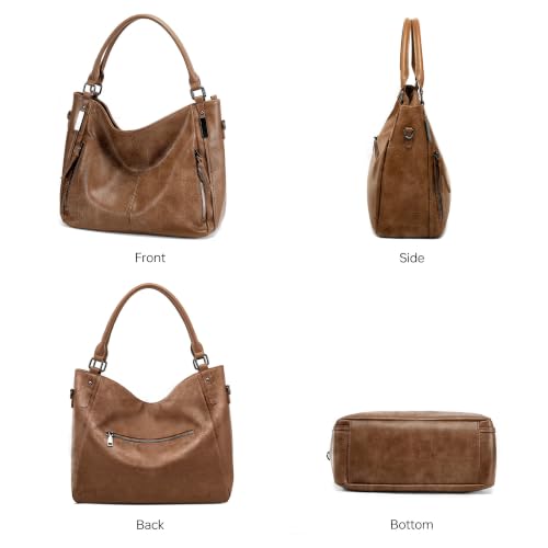 Bolso Tote Hobo 2 Piezas para Mujer con Clutch miniatura 7