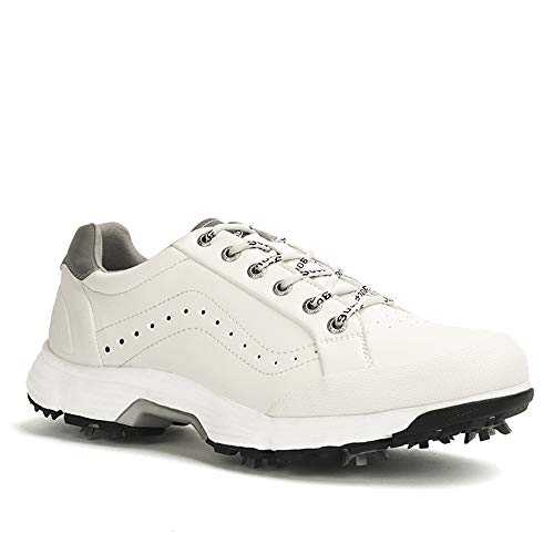 Image of THESTRON 2021 Men Golf Shoes Professional Spikes Golf Sport Sneakers Waterproof Mens Trainers Golfing
