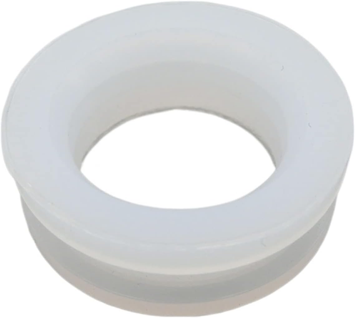 GRESIK Seal Washer 5pcs ID 20/25/32/47/58/70mm Sealing Ring Silicone Coil Waterproof O Ring Seal for Solar Water Heaters Vacuum Tube Solar Seal Ring Gasket Lip (Color : 20mm White, Size : 5PCS)