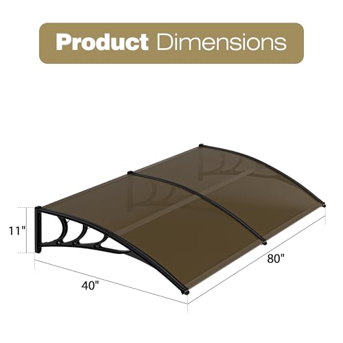 image for Nova Microdermabrasion 40 inch x 80 inch Window Awning Door Canopy Pol