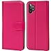 Produktbild Conie Handyhülle für Samsung Galaxy A32 5G Hülle, Premium PU Leder Flip Schutzhülle klappbar für Samsung Galaxy A32 5G Tasche, Pink