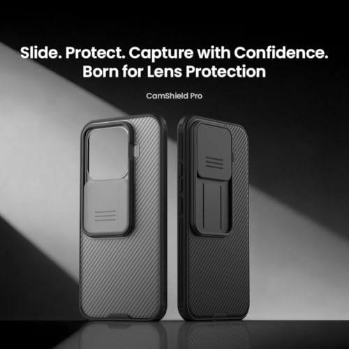 Image of CamShield Pro Back Cover Case for Xiaomi 17T, Slide Camera Lens Protection, Shockproof Hard PC + TPU Slim Anti-Fingerprint Scratch Resistant Mobile Phone Cover Made for Xiaomi 17T 5G (Black)