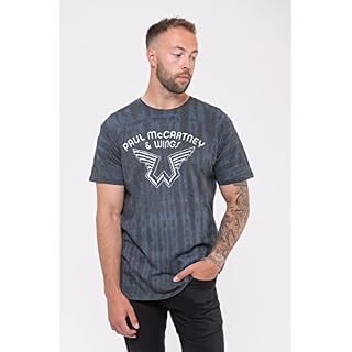 Paul McCartney T Shirt Logo Nouveau Officiel Dip Dye Bleu Unisex Size XXL - Les Beatles, Paul McCartney, John Lennon, RIngo Starr, George Harrison Paul McCartney T Shirt Logo Nouveau Officiel Dip Dye Bleu Unisex Size XXL – Image 5