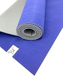 Tiggar Yoga mat - 100% Eco Friendly, Natural Rubber Material, excellent for support and stability in