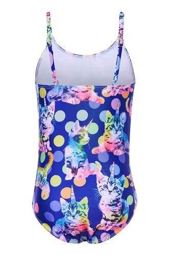 RAISEVERN Girls 1 Piece Swimsuits Bathing Suits for Kids Cross Back Swimwear Beach Summer Swim Suits for 3-10 Years2