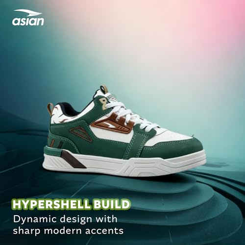 Image of ASIAN Men CHICAGO-11 Stylish Casual Mid Top Sneakers and Trendy Shoes with Laces for Men & Boys | Perfect for Wearing to Outings, and Comfortable All-Day Use, Stylish and Durable