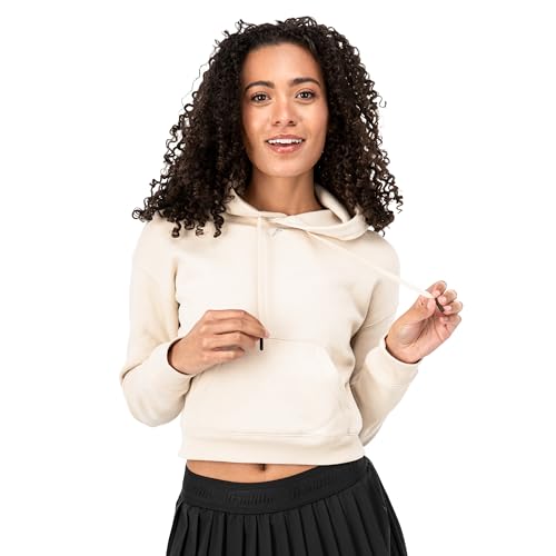 Sweat-shirt à capuche court femme Franklin Sports en coton