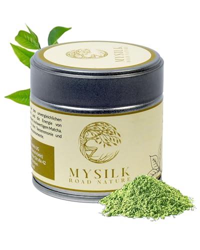 MySilkRoadNature Culinary Matcha Pulver | Authentischer Grüner Tee aus Japan (Uji/Kyoto) | Culinary Grade zum Kochen & Backen | Für Desserts, Kuchen & kreative Rezepte | 50g