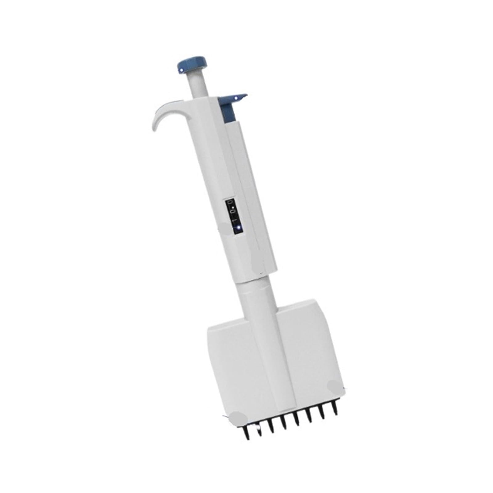 Pipeta Micropipeta Mecánica De Ocho Canales. Pipeta Manual Multicanal Volumen Ajustable para laboratorio(0.5-10ul)