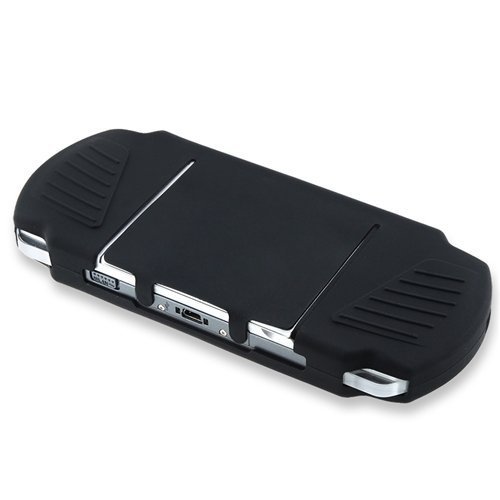 Gen Soft Rubber Jelly Silicone Skin Cover Case for Sony PSP 3000, Black
