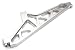 C32400SILVER Billet Machined Front Chassis Brace for Losi 1/5 DBXL-E 2.0 4WD