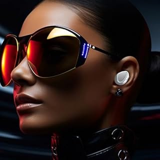 Genérico Cuffie senza fili - Stile fantascienza per lo sport, cuffie da viaggio, per appassionati di fitness, studenti, viaggiatori, studio, riunioni, ufficio a casa