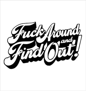 Hey F*ck Face Vinyl Decal - All Weather Bumper Sticker For Truck, Laptop, Toolbox (5x6 Inch)