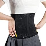BERTER Lower Back Brace for Lower Back Pain Relief for Men & Women, Lumbar Back Support Belt with Compression Band-Lightweight, Breathable, Sleek & Ergonomic Design (L, Black)